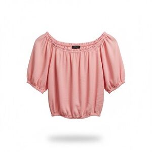 1. State Pink Off-Shoulder Blouse